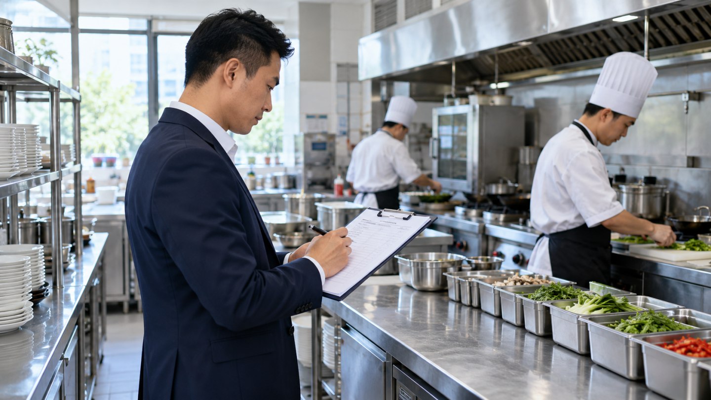 食品经营许可服务示意图