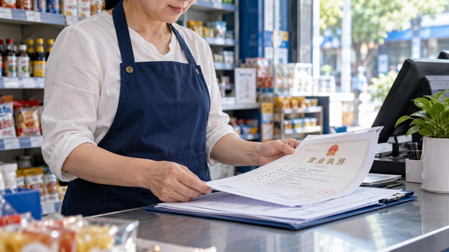 个体工商户注册服务示意图